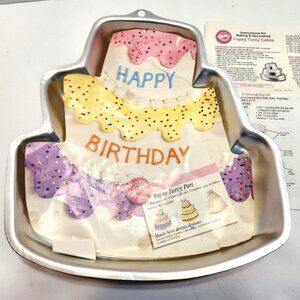 Wilton Happy Birthday Topsy Turvy Cake Pan 2105-4946